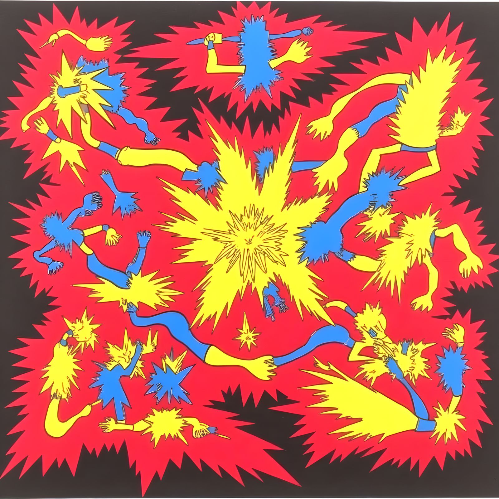 Love Explosion in Chicago Imagists Style