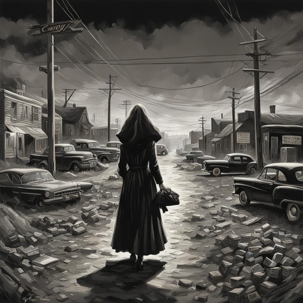 Sinister Crossroads: Woman in Black