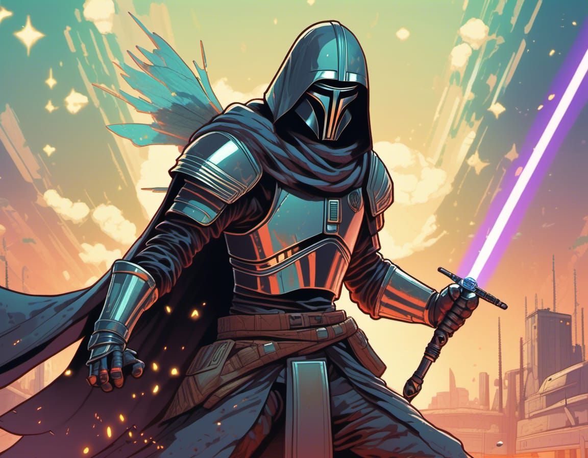 Rogue Jedi turned bounty hunter concept