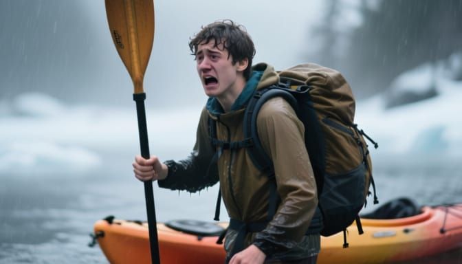 Exasperated Tourist Lost on Cold Kayaking Trip