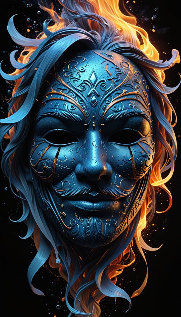 Elemental Guy Fawkes Mask Concept Art