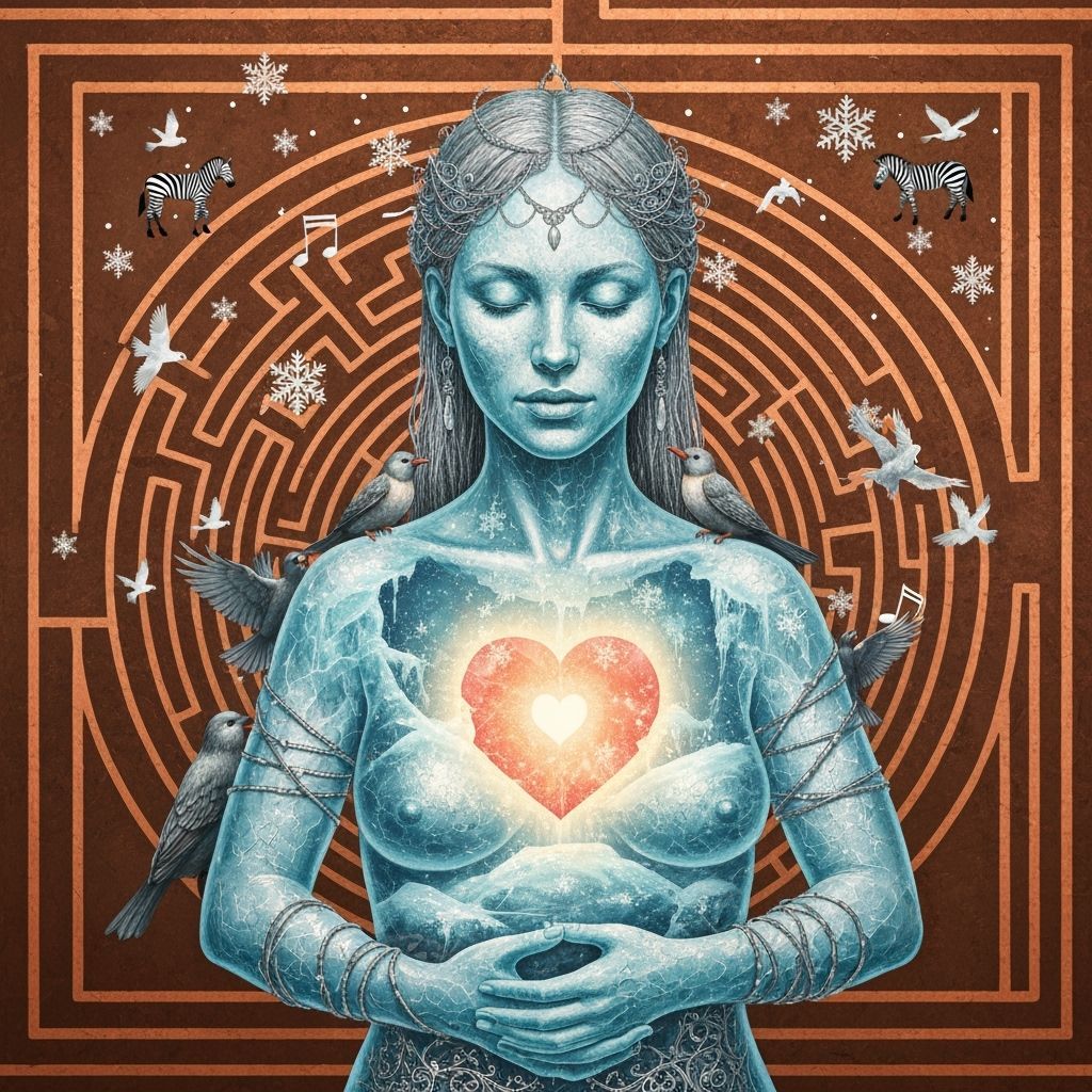 Ethereal Shaman Revealing Frozen Oasis in Labyrinth of Music