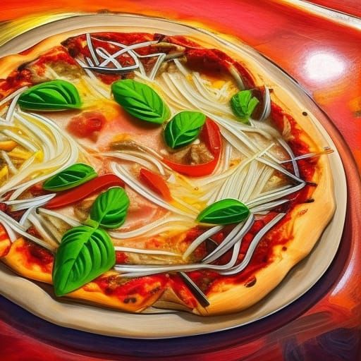 Abstract Art: Pizza, Pho, and BBQ Fusion