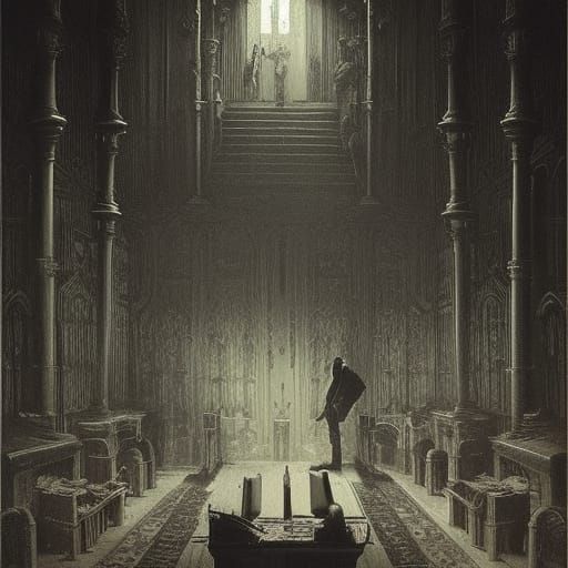 The Office: A Horror Scene Inspired by Doré