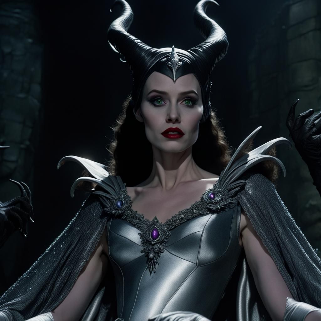 Maleficent in Dark Fantasy Film Style