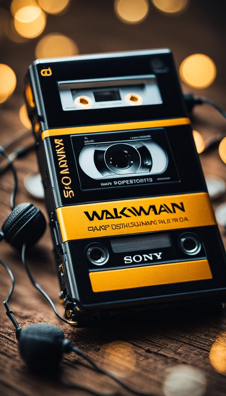 Sony Walkman Cassette Tape in Professional Photography