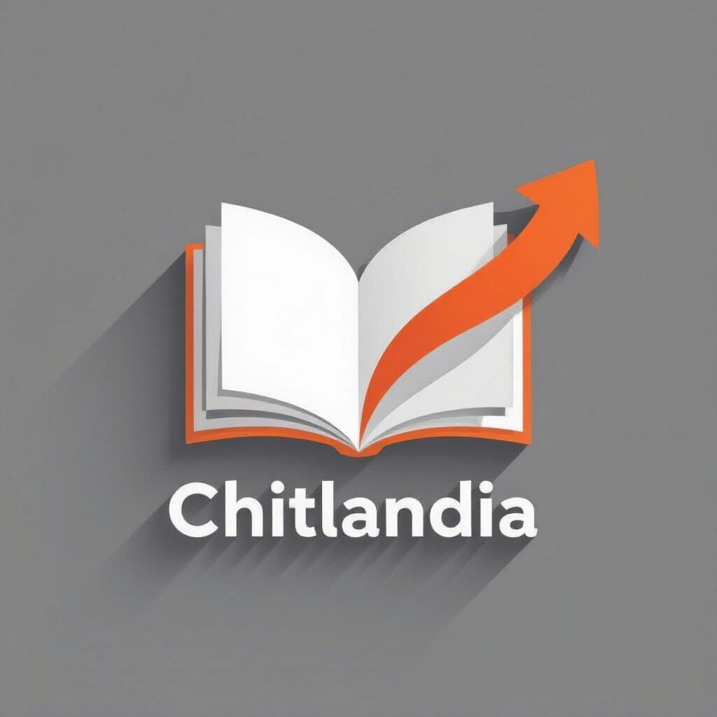 Digital Reading Platform Logo: Open Book with Arrow