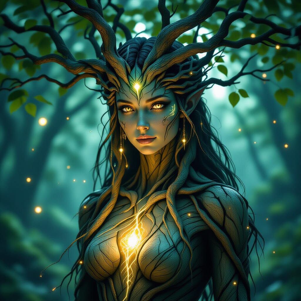 Nyara: Tree Spirit of Knowledge in Twilight Forest