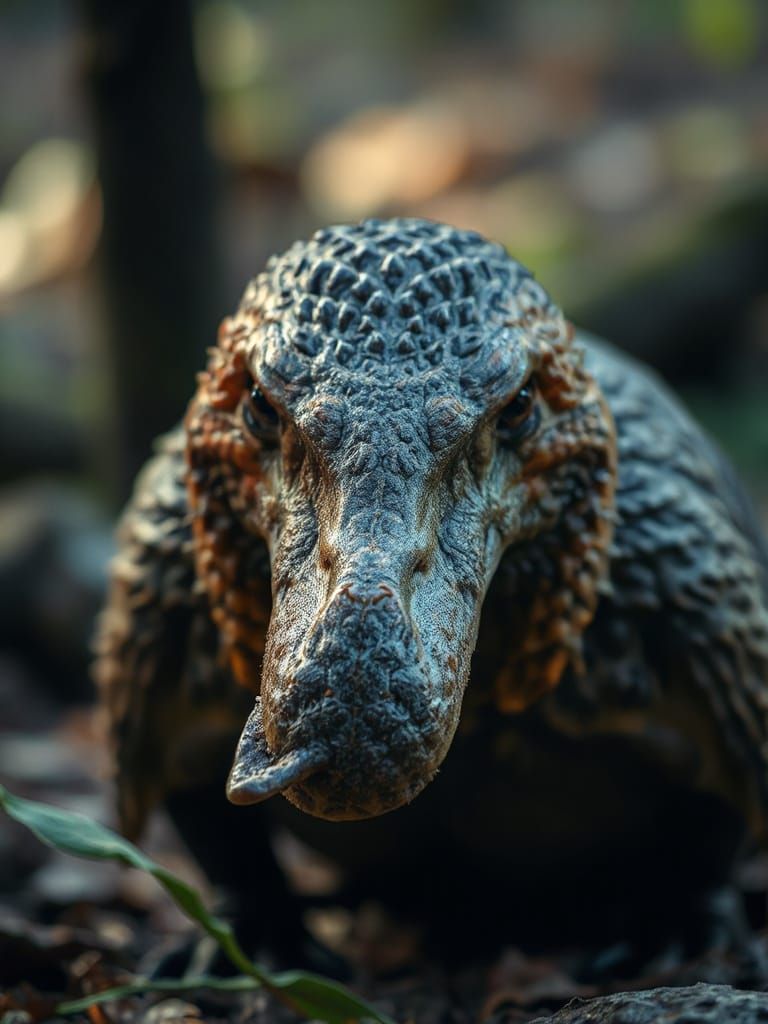 Terrifying Prehistoric Platypus Portrait in Ultra High Detai...