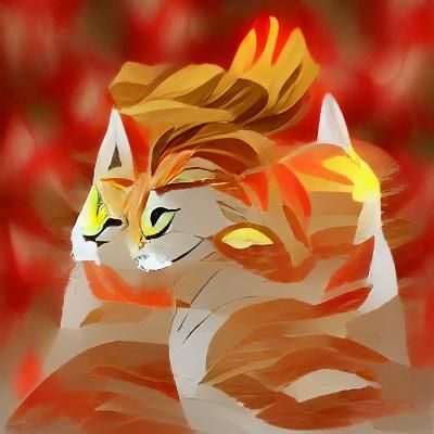 Lionblaze from Warriors: Heroic Golden Tabby