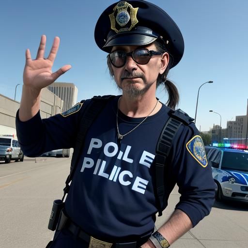 Surreal Deadhead Police Transtifa Alien Concept