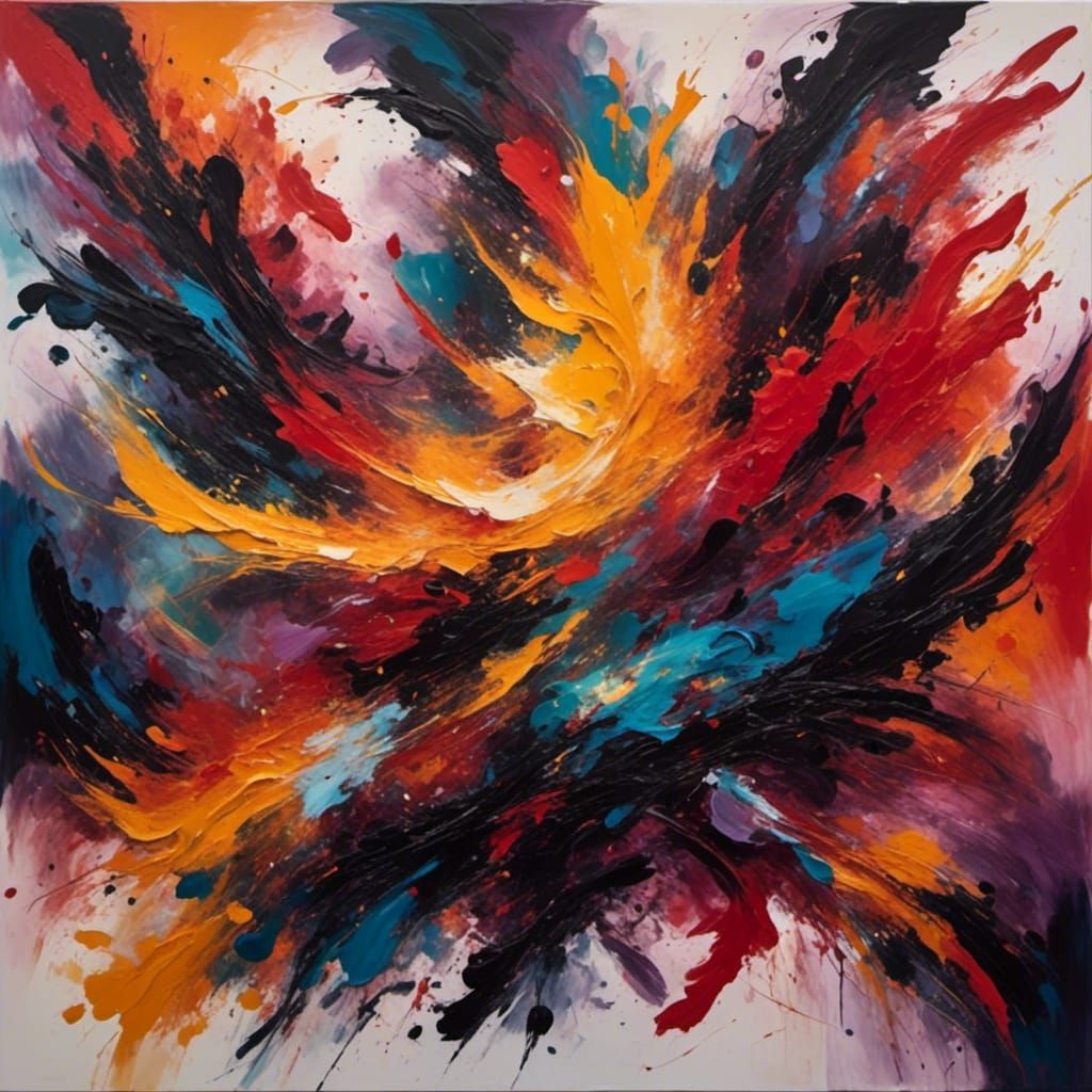 Fiery Phoenix Rising: Lyrical Abstraction