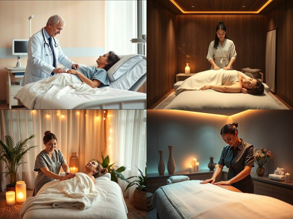 Intimate Massage Session in Soothing Ambiance