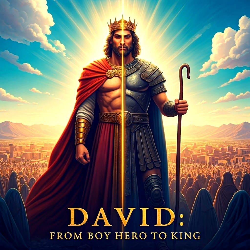 Epic Biblical Hero Transformed into King in Vibrant Pixar St...