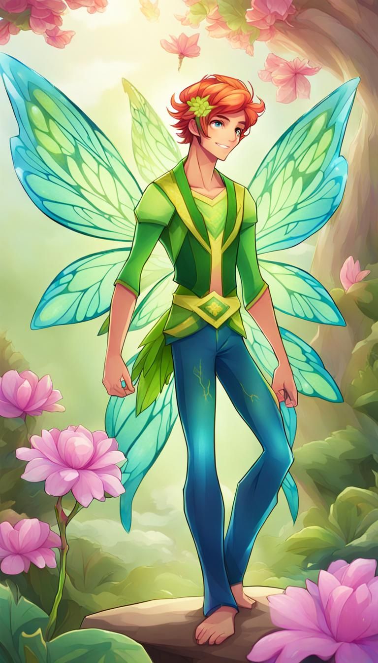 Bloomix Male Fairy Concept Art