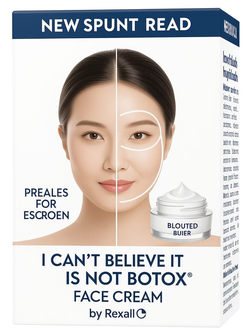 I can't believe it is not Botox face cream "by Rexall