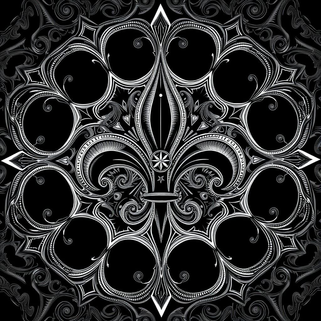 Abstract Fractal Wave Function in Heavy Metal Style