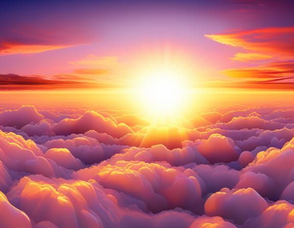 Abstract Realm with Vibrant Colors in Digital Art