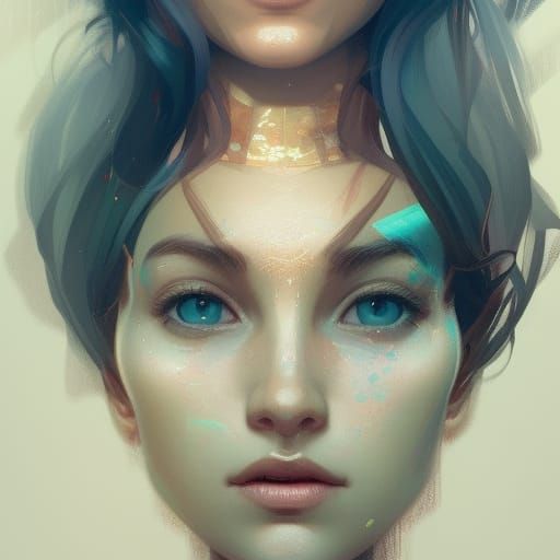 Detailed Portrait of Person in Thought