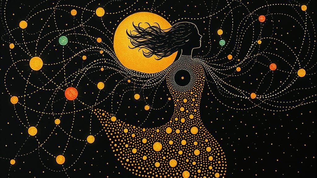 Empowered Goddess Transforms Shadow into Radiant Strength