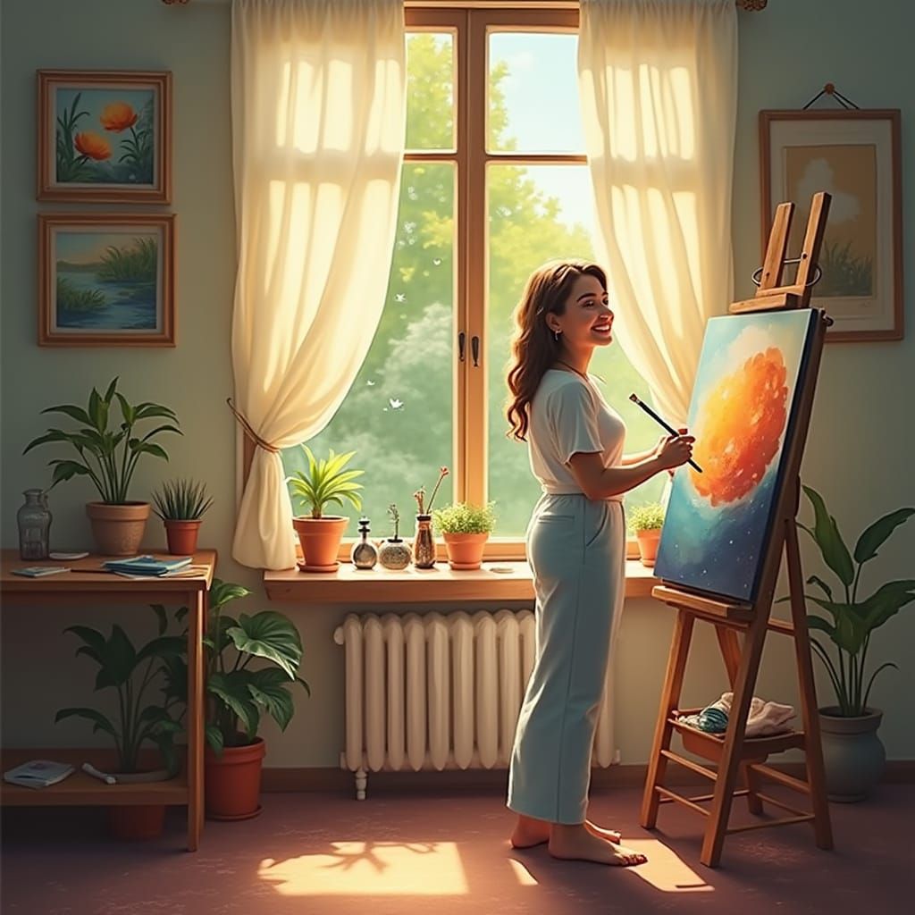 Serene Art Studio with Dr. Lillian