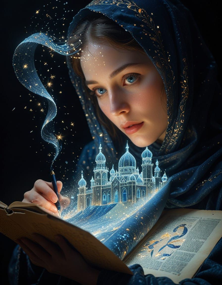 Flowing imagination.