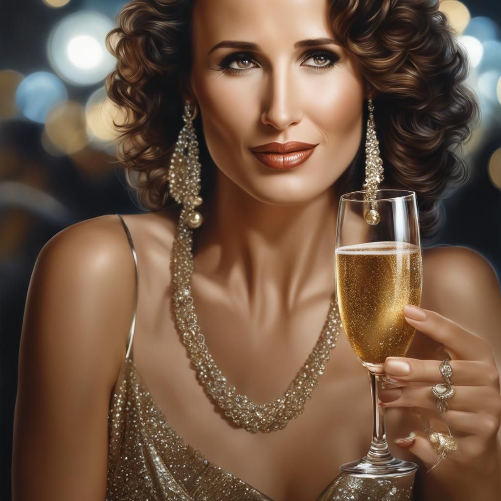 Image: I invite you, Miss, for a glass of Sekt Miss...