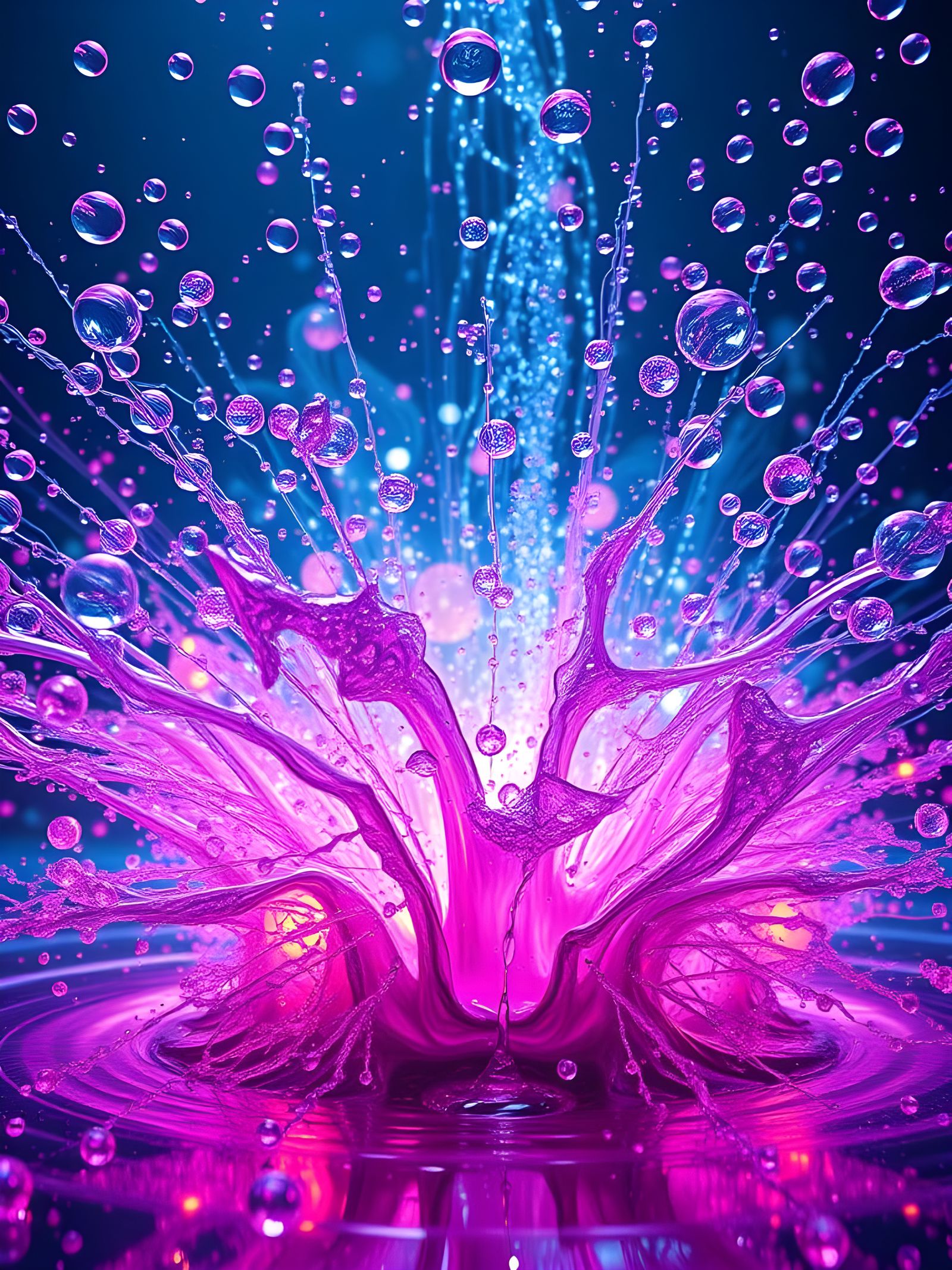 AI Generated Splash Damage Visualization