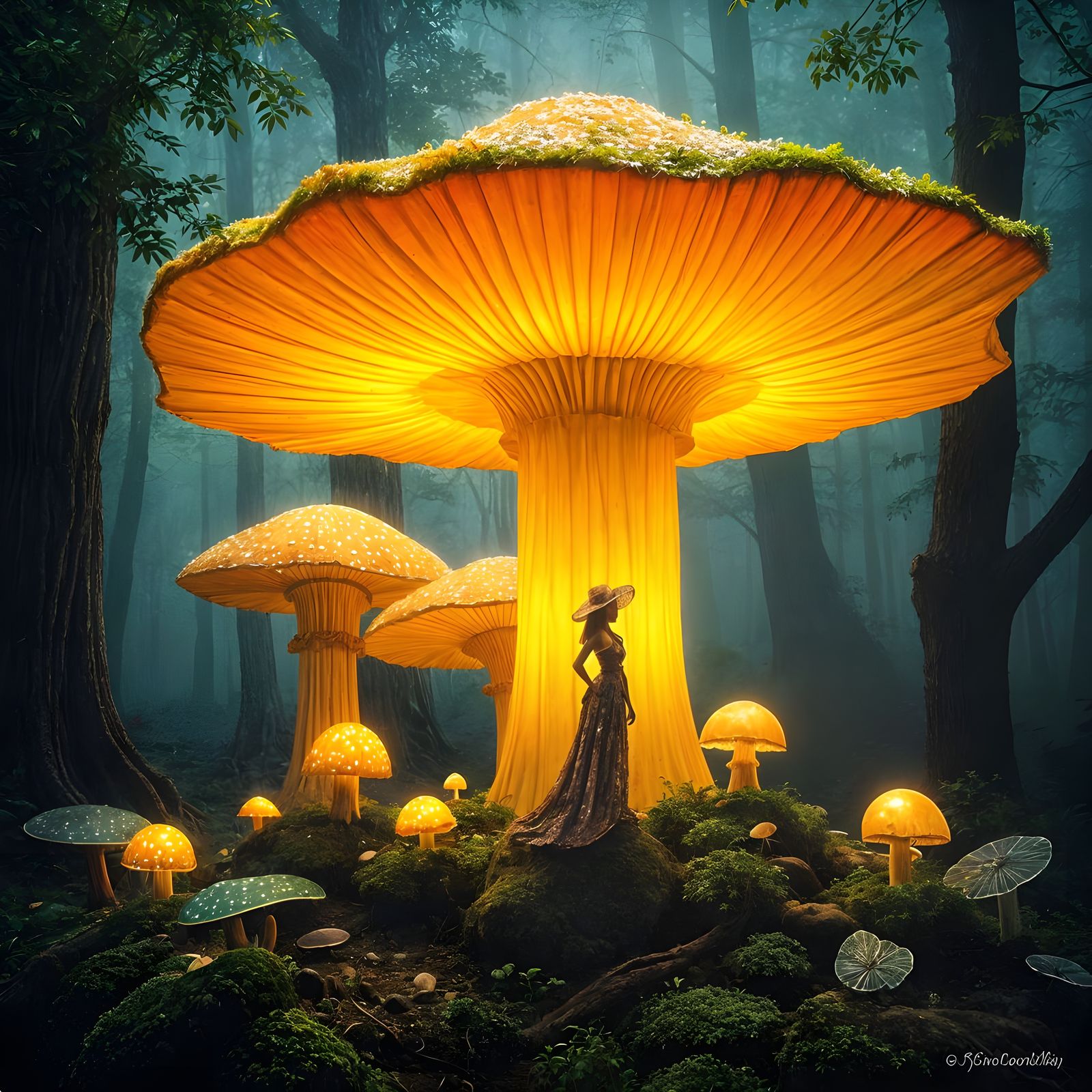 Bioluminescent Rainforest Home to Fashionistas: Neo-Expressi...