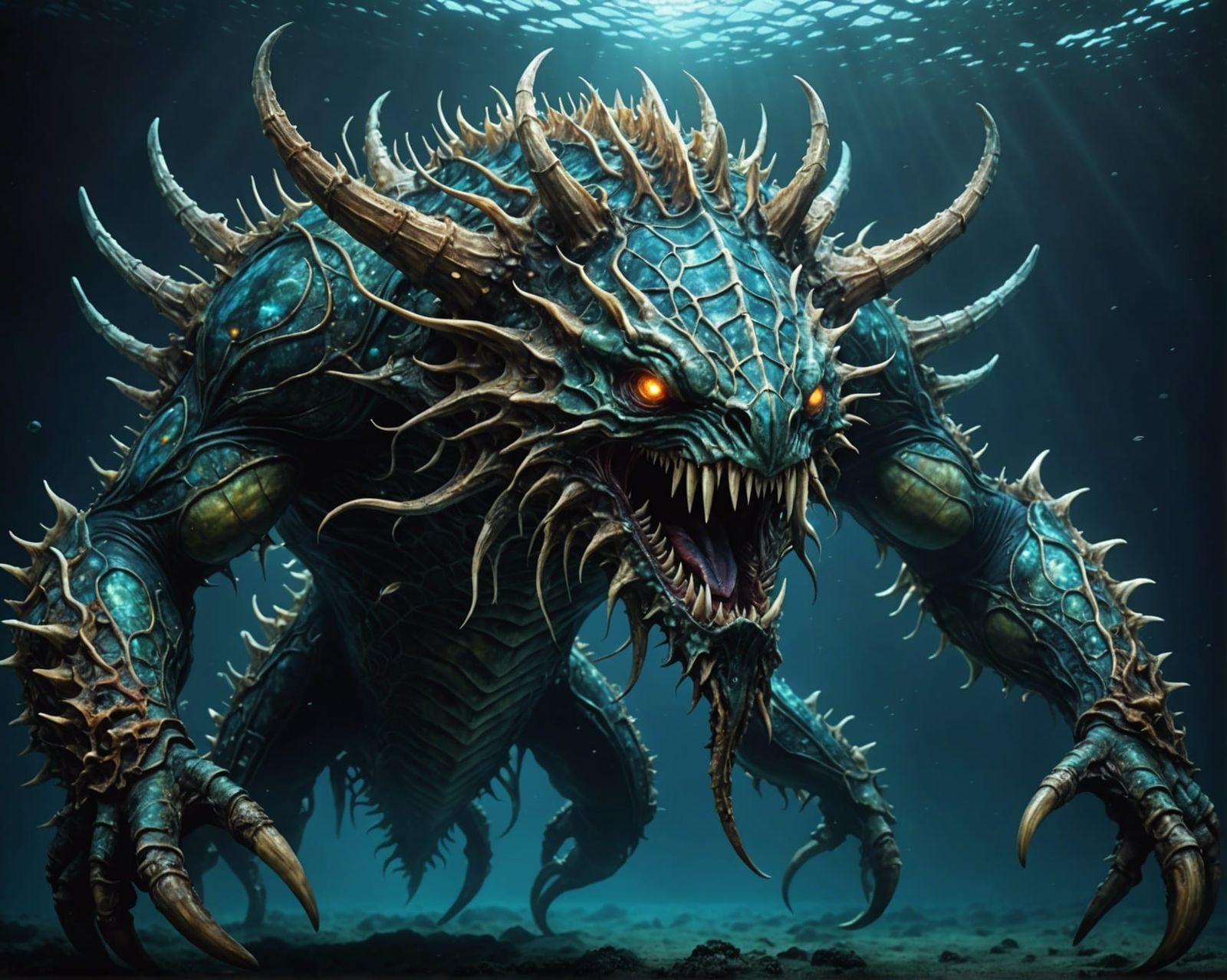 Dire beast under the sea