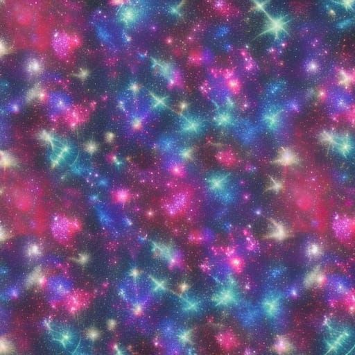 Pink and Blue Galaxy with Intricate Details