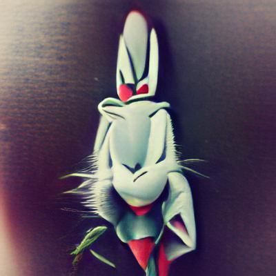Classic Bugs Bunny Cartoon Character