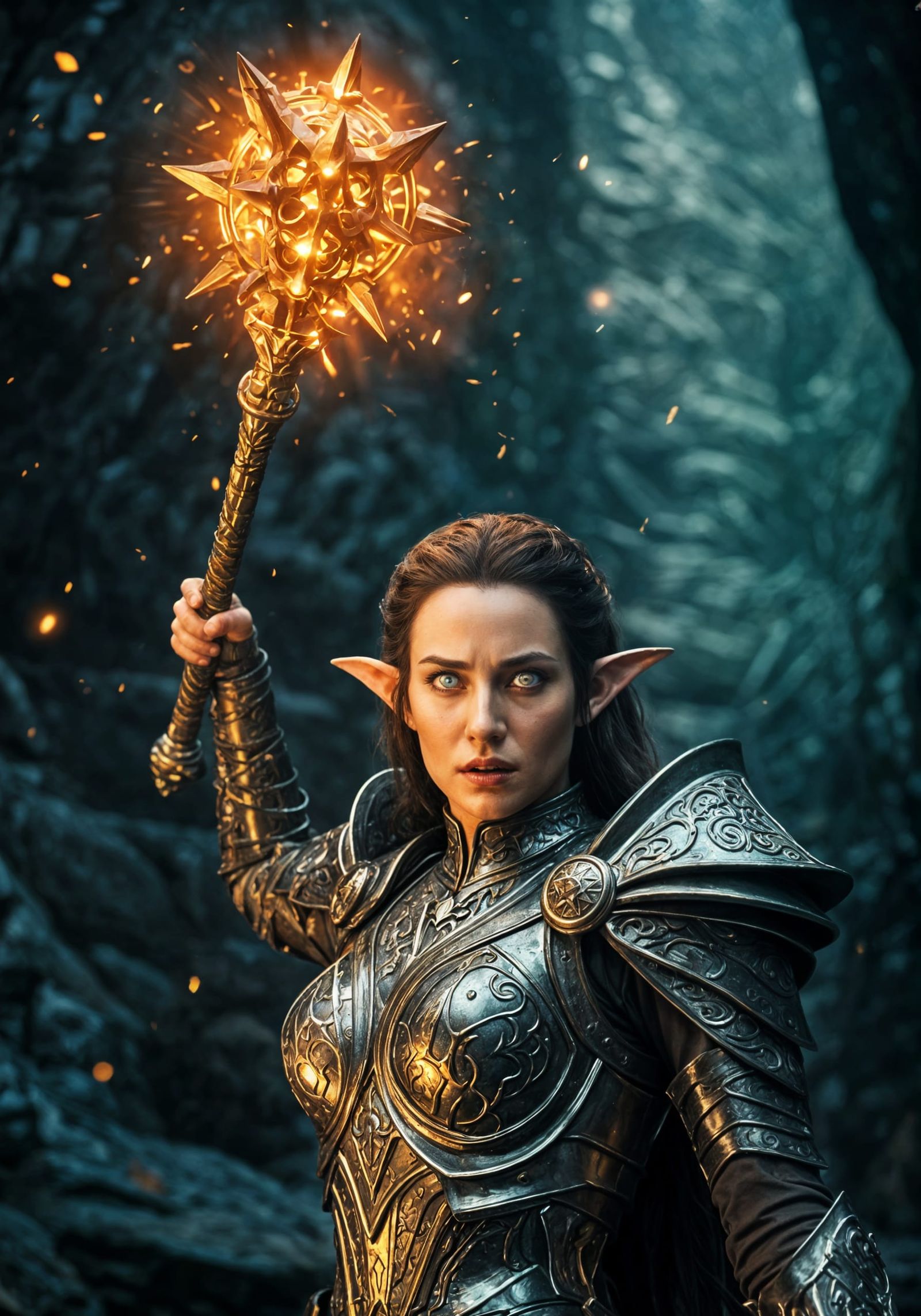 Epic Fantasy Paladin in Cinematic Realism