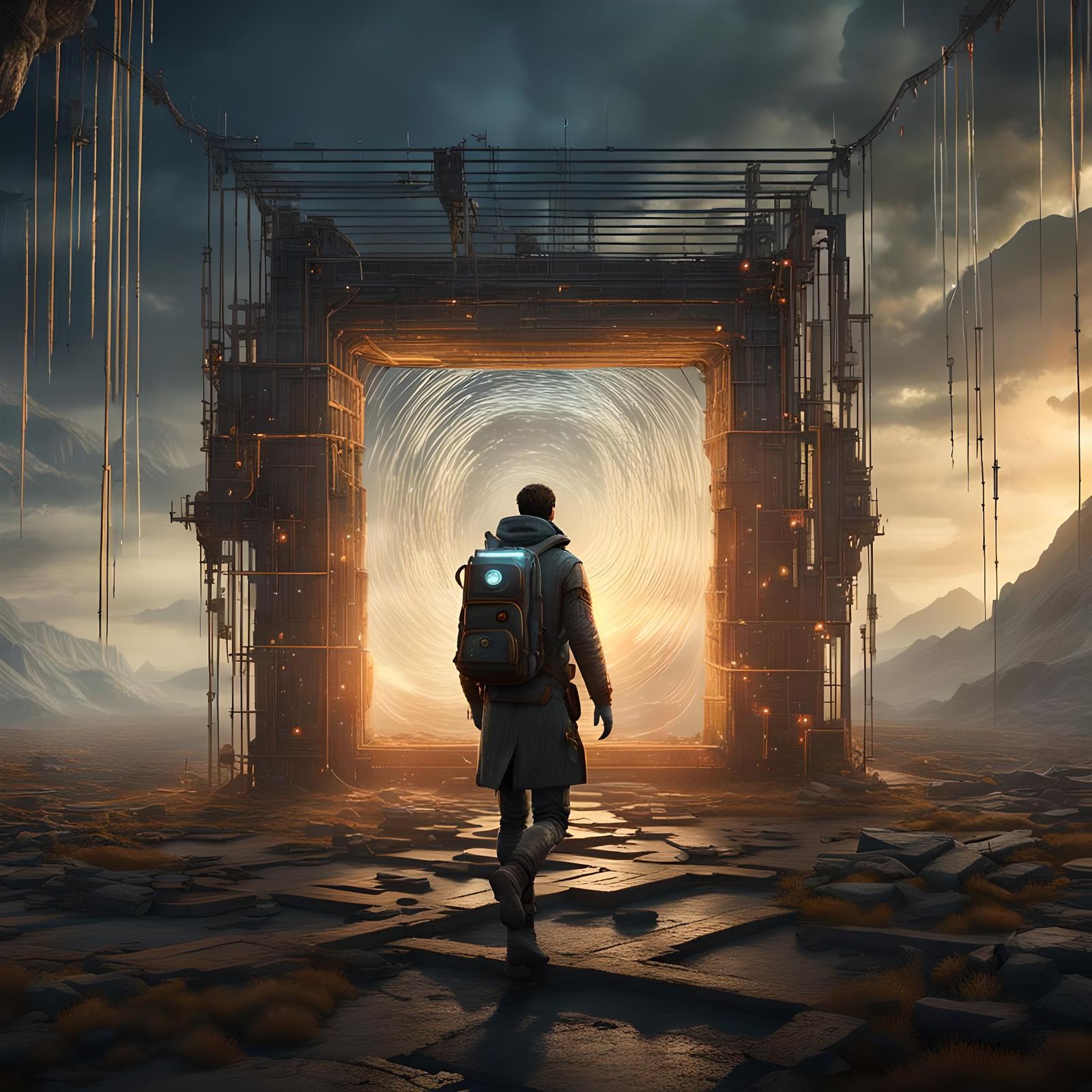 Post-Apocalyptic Scientist Enters Threaded Portal