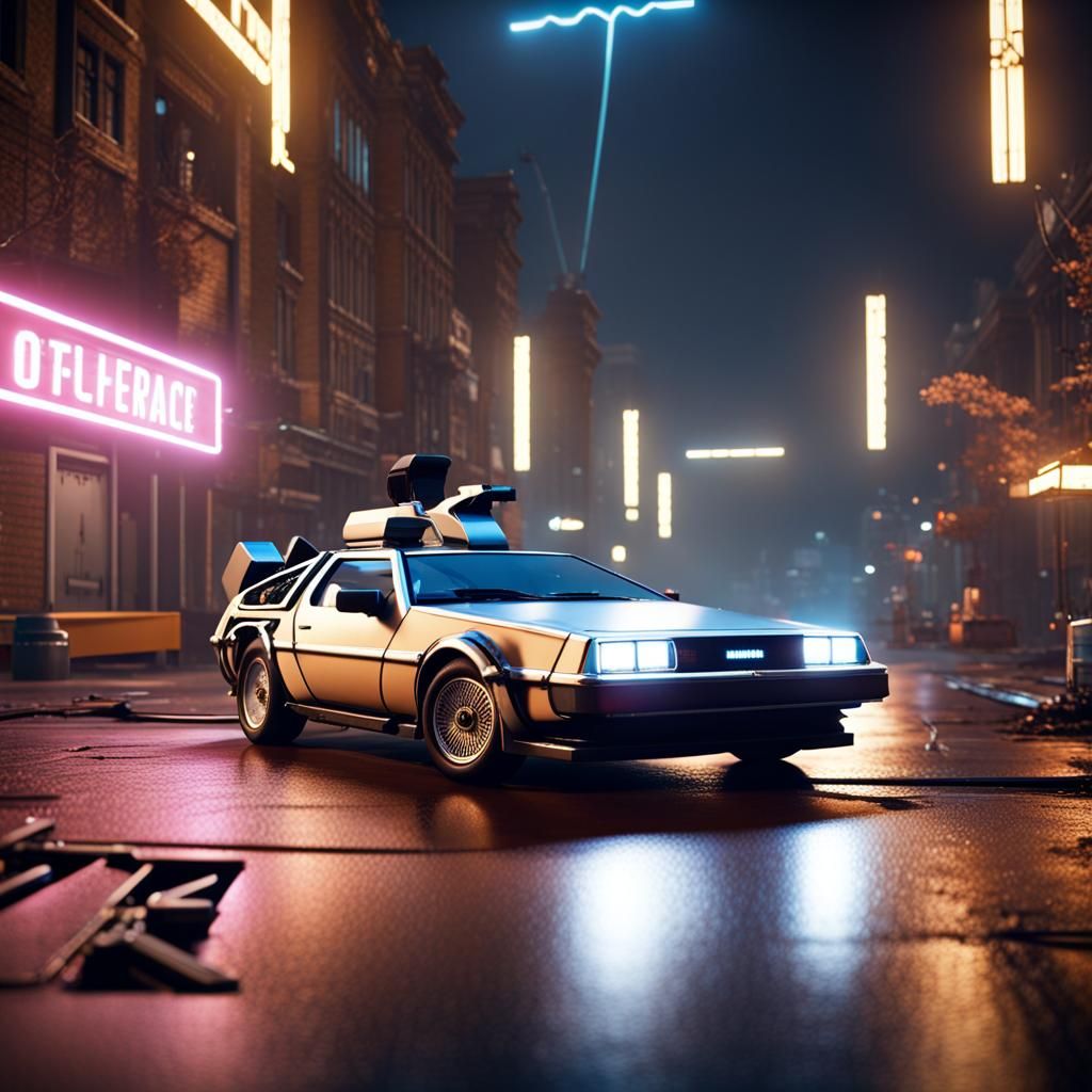 Back to the Future: 3D Game Cinematic Scene