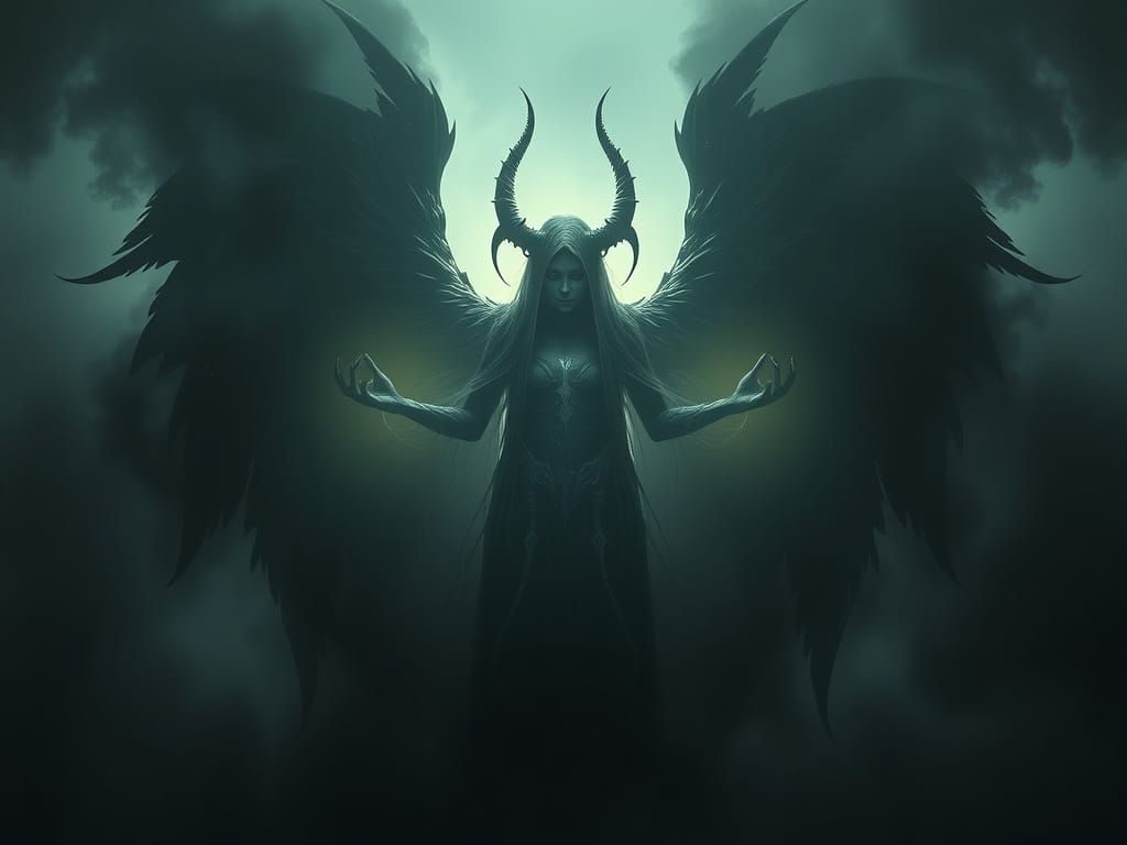 Archangels in Mysterious Darkness: A Cinematic Vision