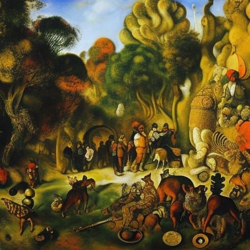 Post-Apocalyptic Anime Archeology in Detailed Digital Art