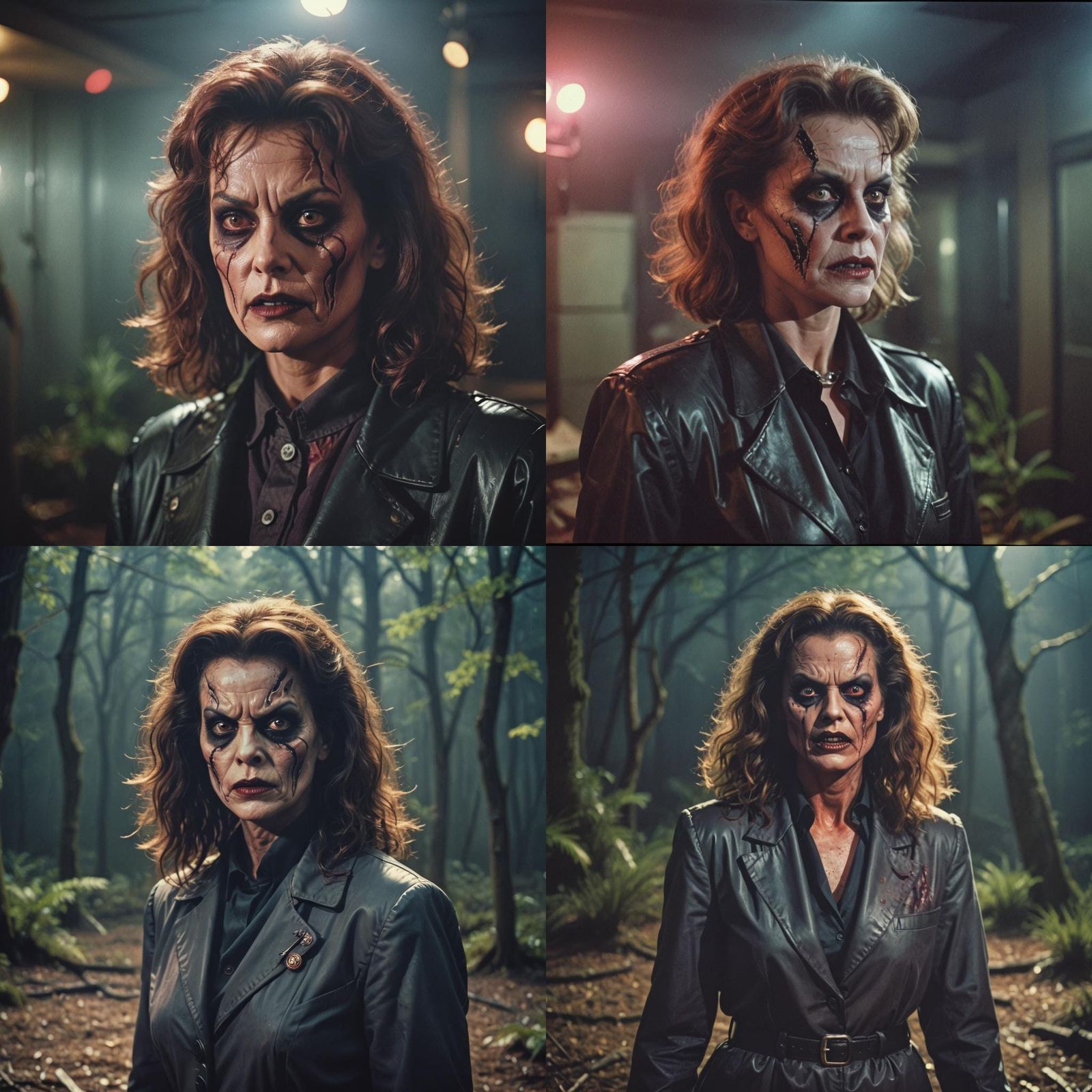 Scary 80s Horror Villain in Cinematic Style