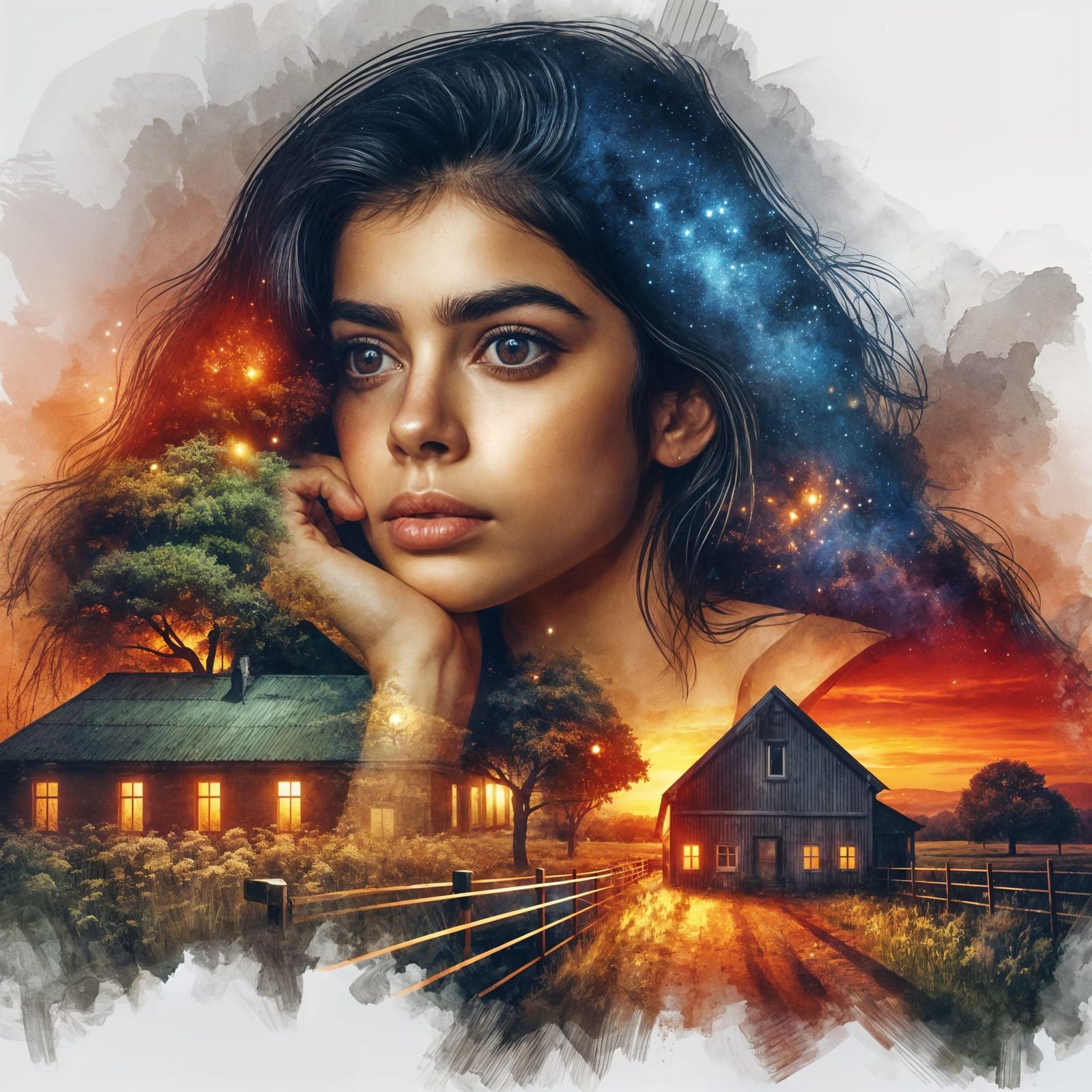 Surreal Farm Landscape Reflects a Young Woman's Inner Detach...