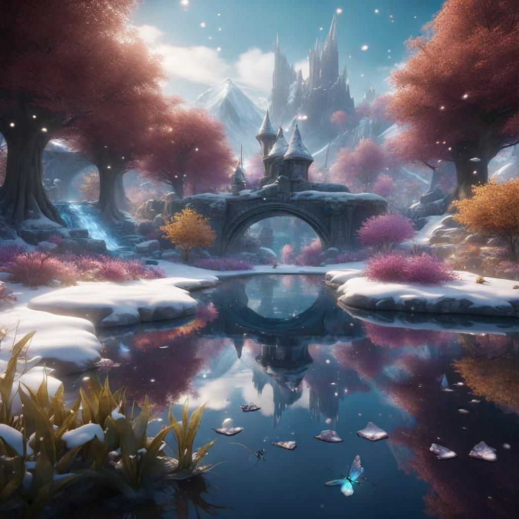 Magical Crystals, Unicorns, and Fairies in Fantasy Art