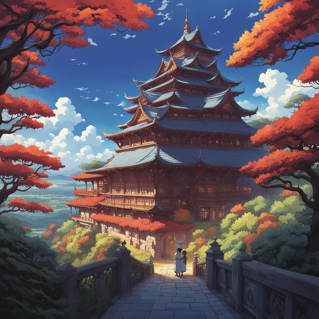 Anime Key Visual of Royal Tiefling in Deep Color