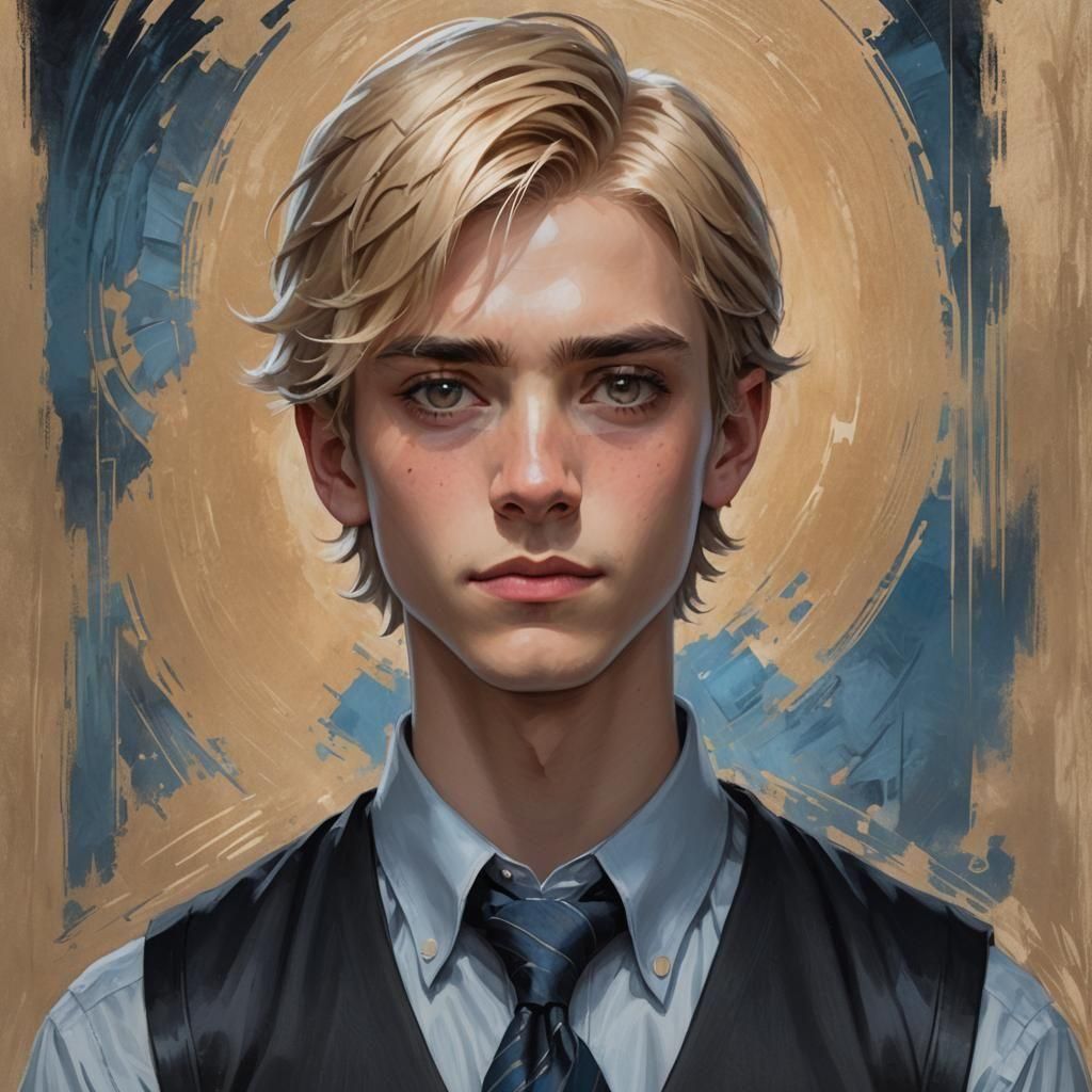 Ravenclaw Student Portrait in Hyperdetailed Digital Art