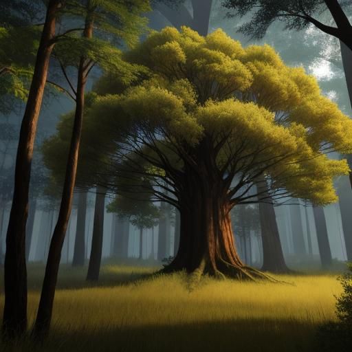 Mesophilic Trees Fight Pyrophytic Trees