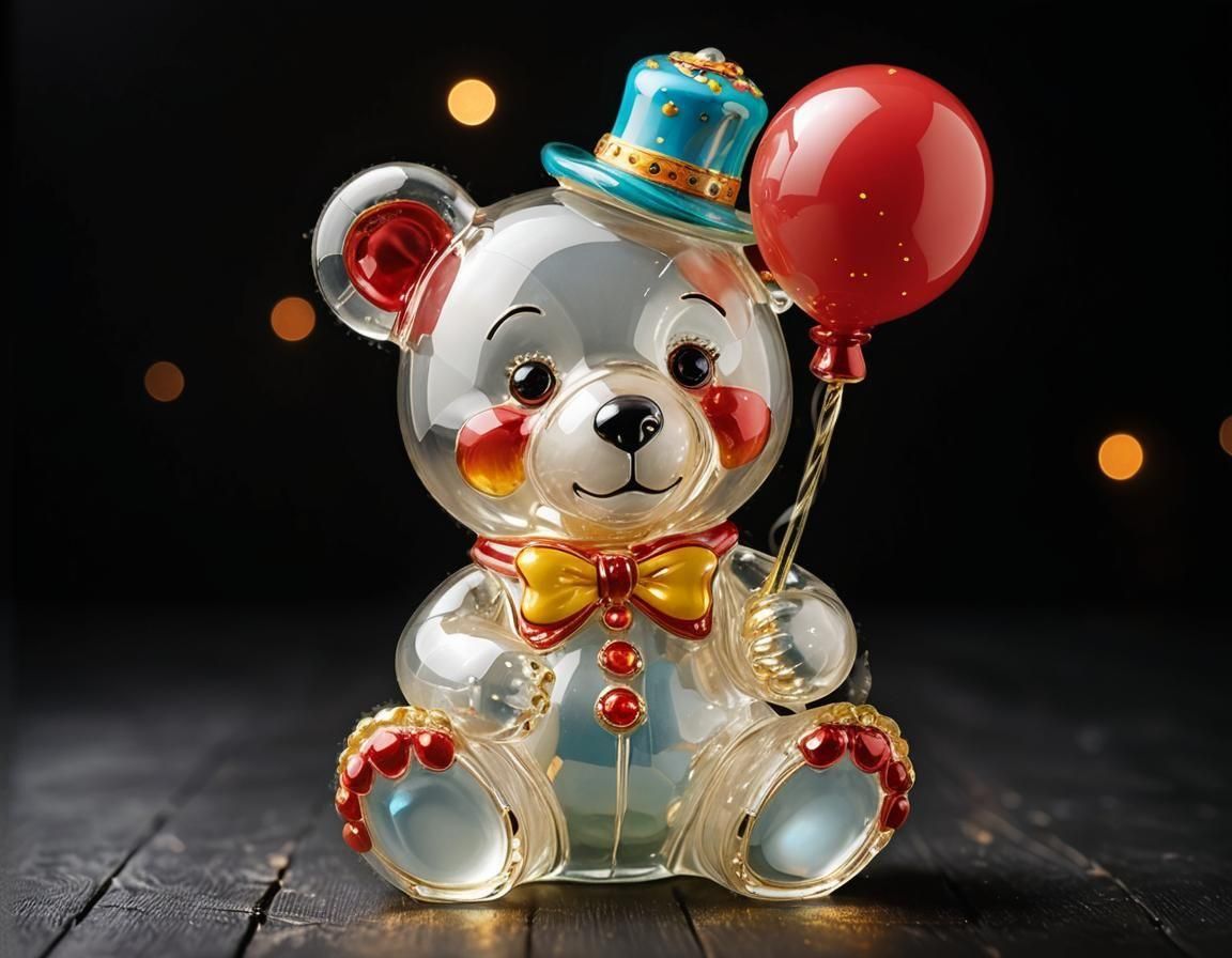 Bokeh Circus Background with Fairy Lights