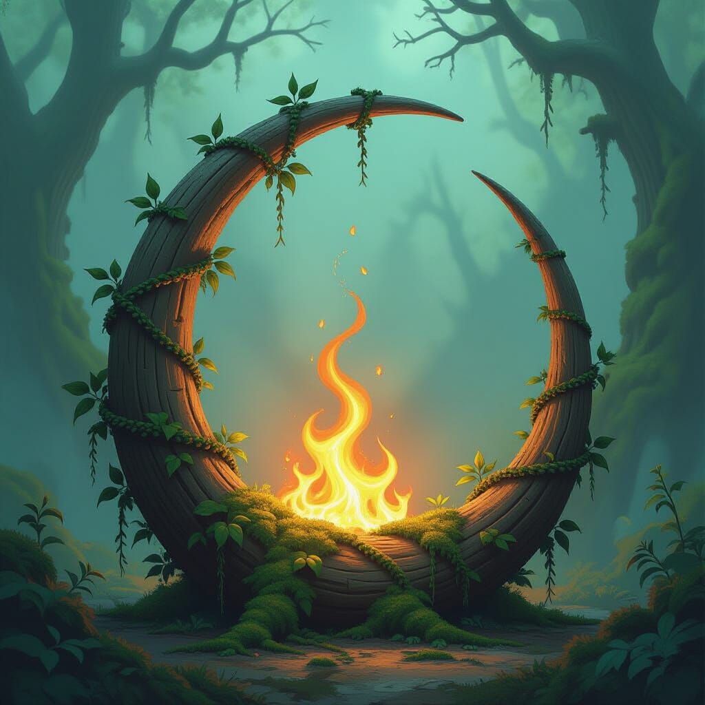 Mystical Ever Horn Sound of Fire and Moss