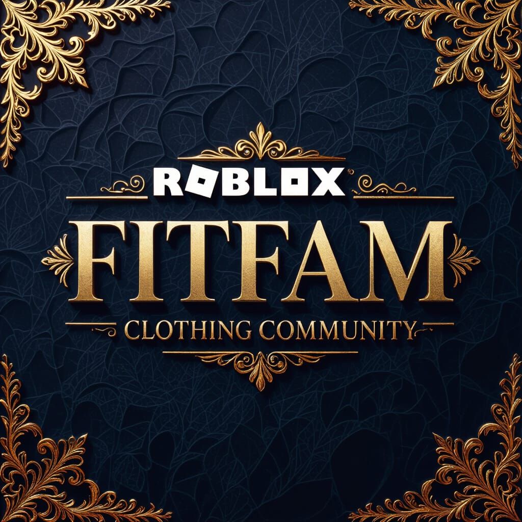 Elegant FitFam Roblox Clothing Group Logo