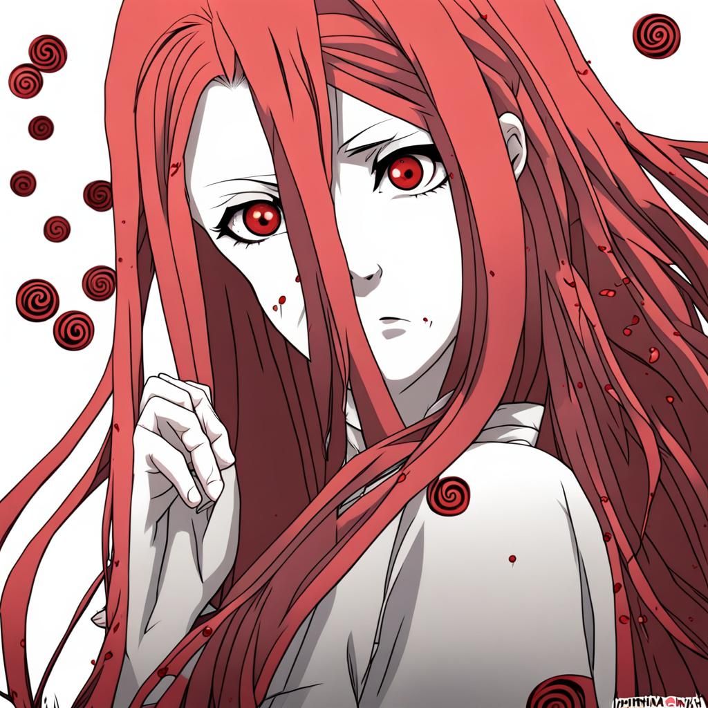 Kushina Uzumaki Horror in Anime Style
