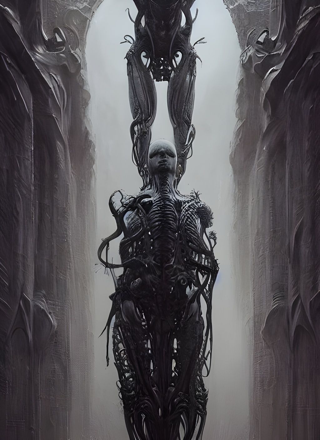 Intricate AI Vision of a Fantasy Nephilim Ego