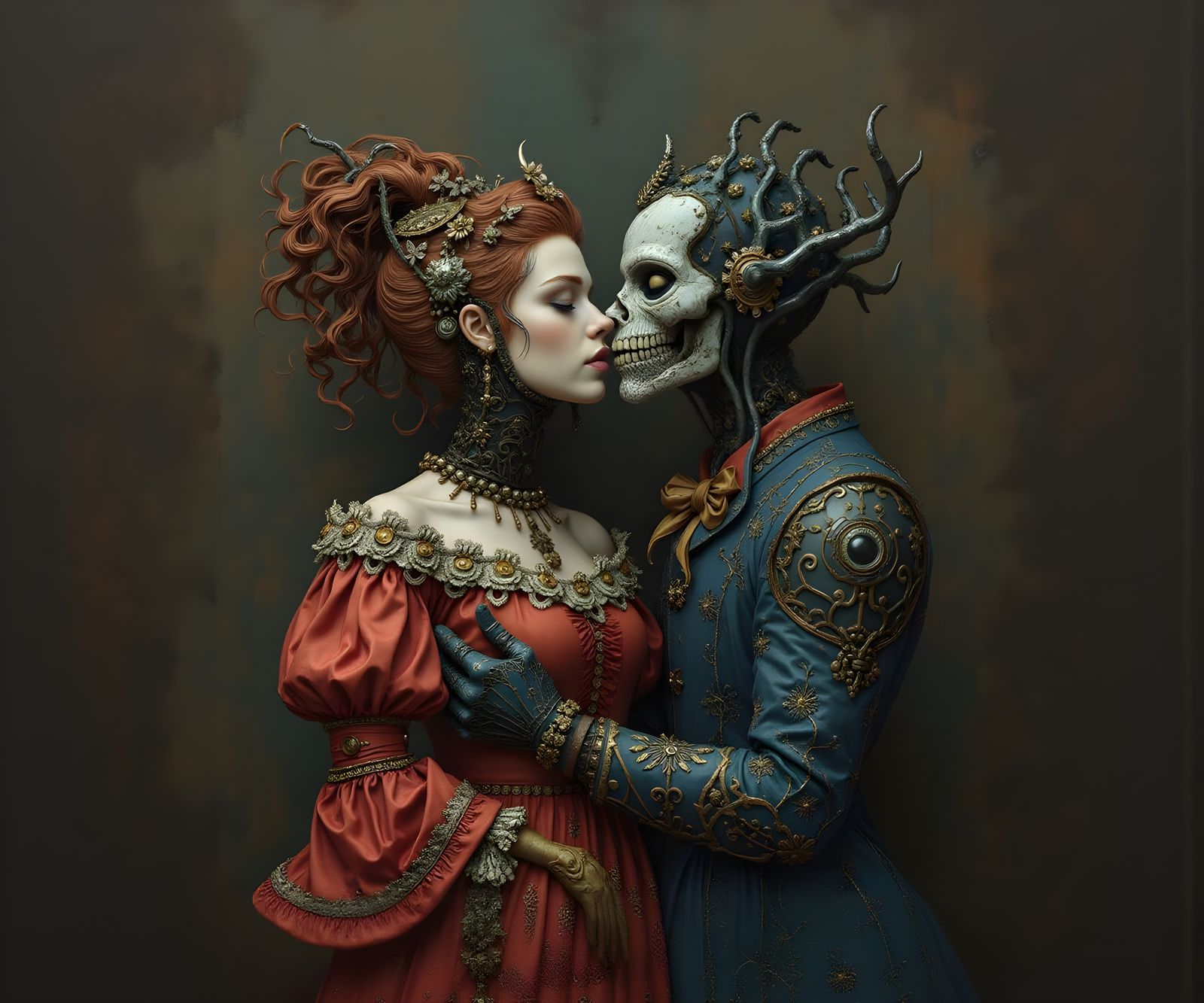 Mistress in Love with a Monster: Photorealistic Detail