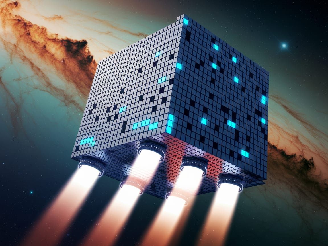 Modular Cube Starship